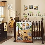 Lambs & Ivy Safari Express Bedding Collection (9 Piece Bedding Set)