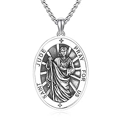 DOTBJ 925 Sterling Silver Saint Jude Pendant