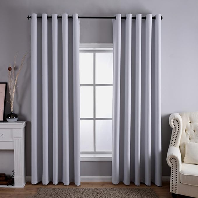 Dreaming Casa Blackout Curtain Thermal Insulated Bedroom Curtains Ring