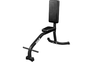 Valor Fitness Upright Stationary Weight Bench – Shoulder Press Bench for Strength Training, Arms, Biceps, Triceps, and Home Gym Workouts