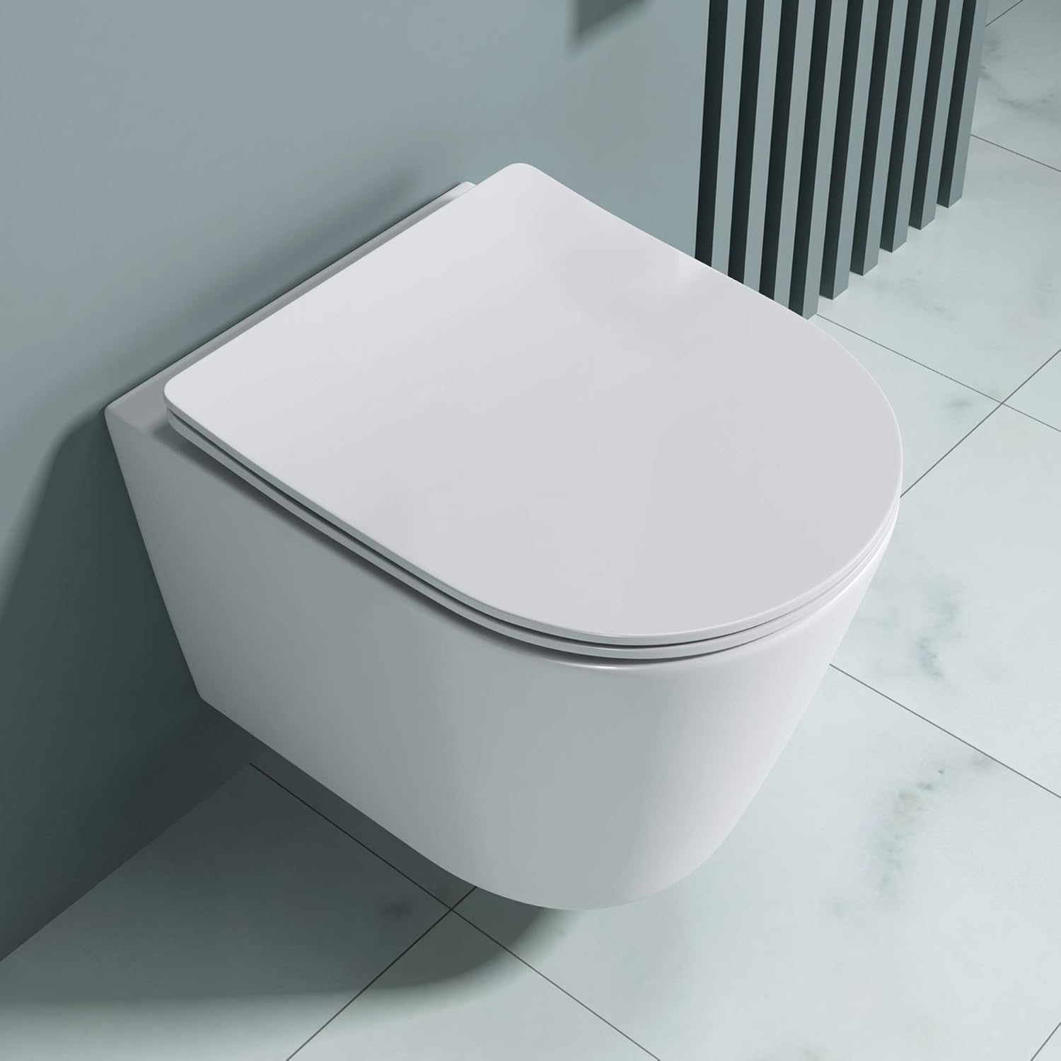 Doporro Design Hange Wc Weiss Aachen108 Inkl Softclose Spulrandloses Wc Toilette Tiefspuler Amazon De Baumarkt