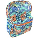 Disney Little Boys Finding Dory Mesh Backpack, Blue, One Size