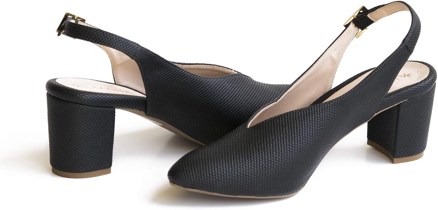 gray slingback heels