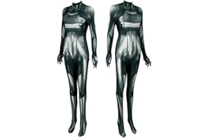 Xyjrnjvh Womens Superhero Costume Cosplay Outfit Bodysuit Jumpsuit Spandex Bodysuit Halloween Costume