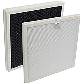 PUREBURG Replacement True HEPA Filter Compatible with LAMPICK Cleaner-A6 Air Purifier,2-Pack H13 4-Stage Filtration Activated Carbon