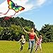 AGREATLIFE Rainbow Butterfly Kite for Kids - Giant Wide