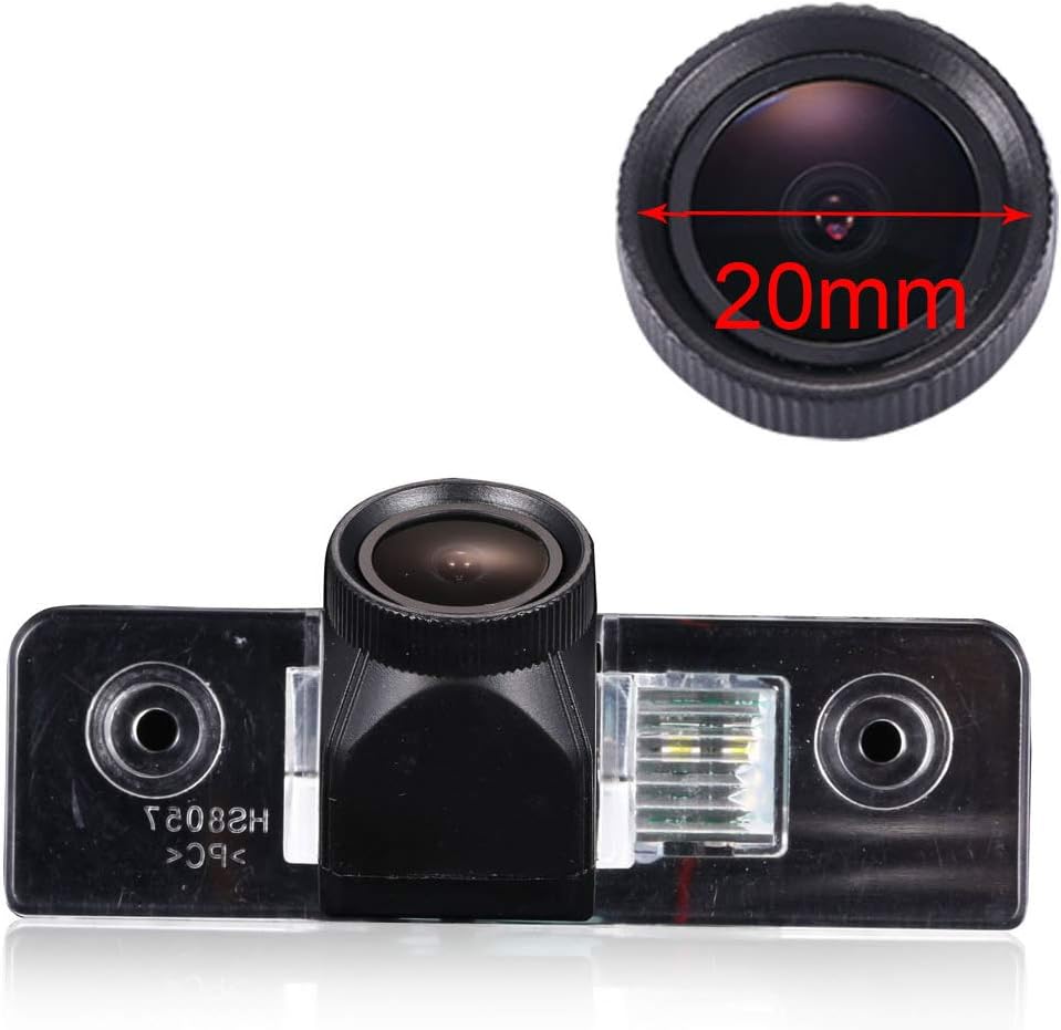HD Color CCD Waterproof Vehicle Car Rear View Backup Camera, 170° Viewing Angle Reversing Camera for VW Skoda Octavia II2 RS 1Z Mk2 Facelift/Superb II 2/Fabia II21 Roomster/Tour Ford Mondeo