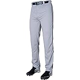 Rawlings | Men’s Semi-Relaxed Full Length Baseball Pants | Piped | Adult Sizes | Multiple Colors