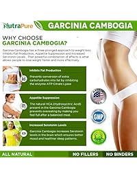 Garcinia Cambogia 180 caps 1500 mg – La mejor suplemento de pérdida de peso puro – Natural...