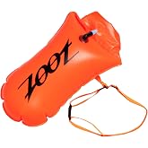 Zoot Ultra Swim Safety Buoy &amp; Dry Bag | High-Visibility Open-Water Safety Floatation Device with Storage for Long-Distance Swimming Training Sessions (15L)