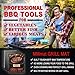 MMMAT Grill Mat - Set of 3 Heavy Duty BBQ Grill Mats - Non Stick, Reusable, Easy to Clean
