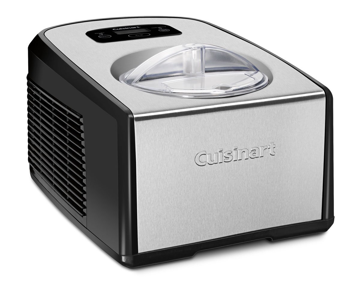 Cuisinart ICE100 Compressor Ice Cream and Gelato Maker, Silver, 11/2