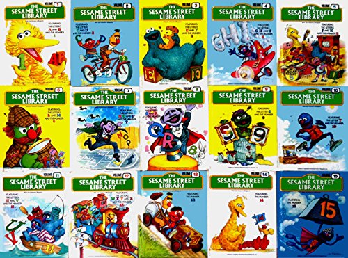 THE SESAME STREET LIBRARY WITH JIM HENSON'S MUPPETS (COMPLETE 15 VOLUME SET)