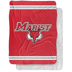 Marist College Primary Logo, 60"x80" Silky Touch