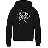 Lumon Logo (White) : Severance Show, Fleece Hoodie