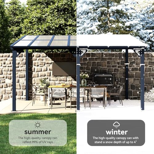 Aoxun 14x10 Hardtop Gazebo Review: Aluminum Frame with Polycarbonate Roof image 13