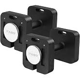 IFAST Adjustable Dumbbells Set, 10-160 LB in 5 LB Increments, Single or Pair, Free Weights with Anti-Slip Steel Handle for Full-Body Home Gym Workouts, Men and Women