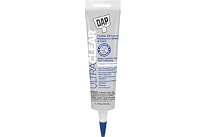 5 Oz Dap 18387 Crystal Clear Ultra Clear Flexible All Purpose Waterproof Sealant & Patch