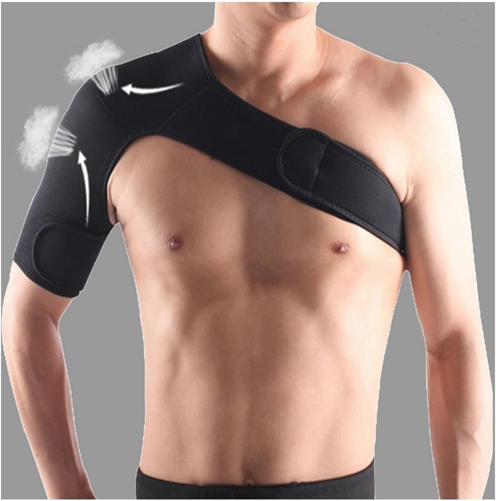 Shoulder Support Brace for Women & Men,Adjustable Shoulder Strap,Neoprene Compression Strap for Rotator Cuff Pain Relief Arthritis