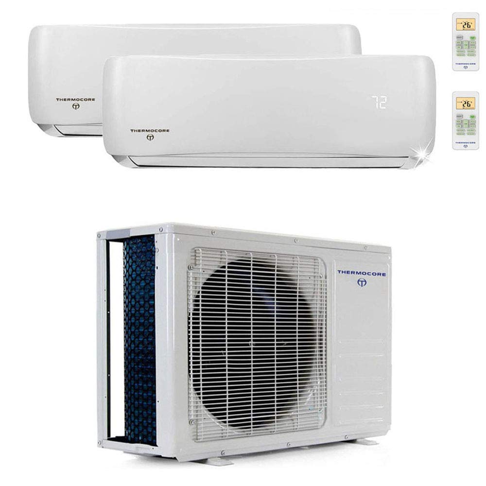 Thermocore22.5 Seer: 33000 Btu Dual-Zone Energy Star Ductless Mini Split