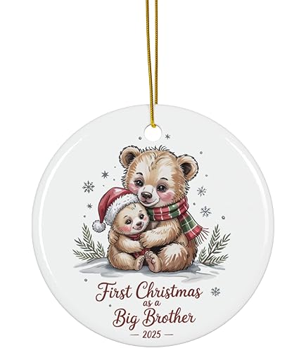 Big Brother Ornament Personalized Baby Announcement Keepsake