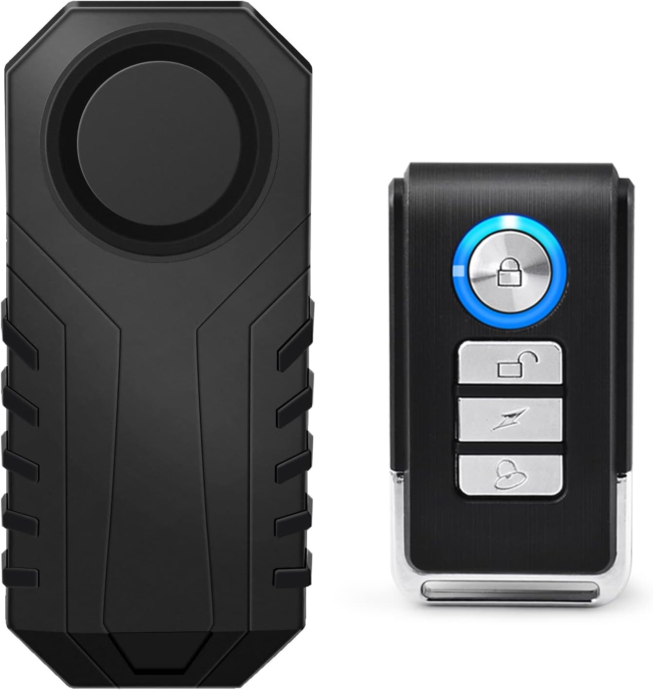 NineLeaf Bicycle Alarms, Bike Alarm, Mobility Scooter Alarms, Anti Theft Vibration Alarm for E-Bike Motorcycle Bicycle Tricycle Car E-Scooter Vehicles Door Window, 113db Super Loud IP65 Waterproof