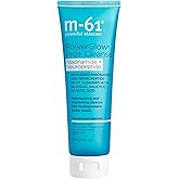 m-61 PowerGlow Pro+ Cleanse | Retexturizing, Brightening Milky Cleanser With Gentle Physical Exfoliators, Glycolic, Salicylic, Lactic Acid, 4 Fl Oz