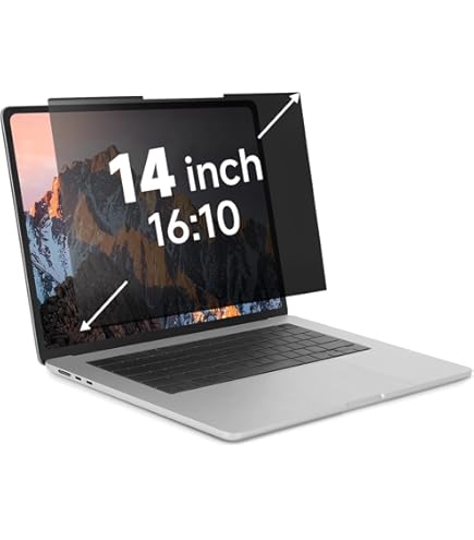 upscreen Privacy Screen Filter for HP EliteBook 840 G6 - Anti-Spy, Anti-Scratch, Anti-Fingerprint Filter