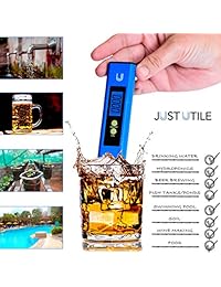 Medidor de pH digital Prueba de calidad del agua, 0,01 de alta precisión y ATC, 6 paquetes de calibración PH medidor de pH precalibrado para agua, piscina, suelo, hidropónicos, acuario, cerveza, vino, alimentos, orina, laboratorio