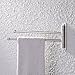 KES 13.8 Inch Bathroom Swing Arm Towel Bars 2-Arm Wall Mount Swing Out Towel Shelf, Brushed SUS304 Stainless Steel, A2102S2-2