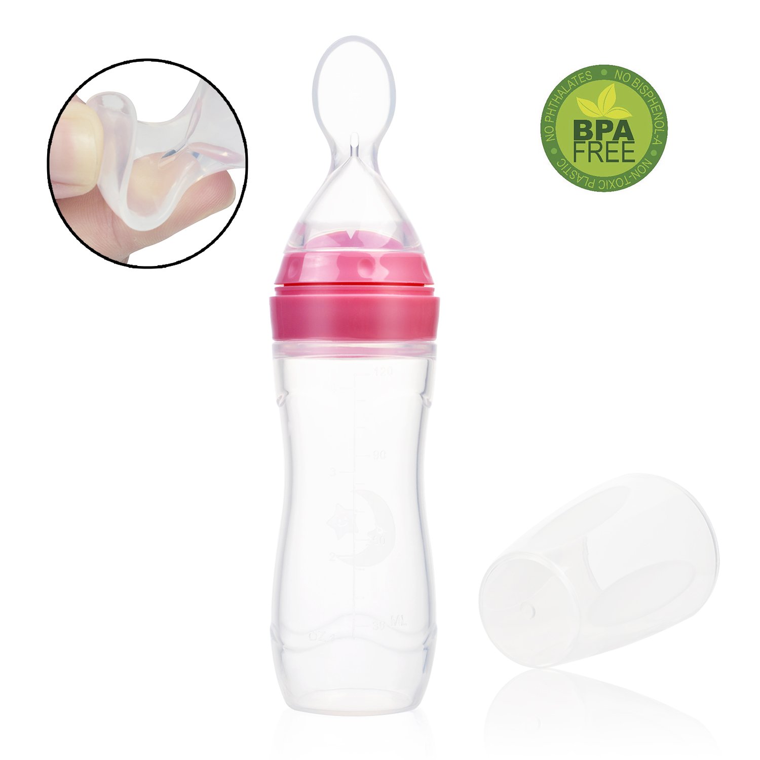 Amazon Com Gaodear Silicone Squeeze Cereal Feeding Bottle Feeder