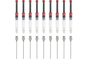 Generic 9pcs Fountain Pen Ink Absorber Set with Spring Tip Ink Syringe Device for Student Pen Refilling