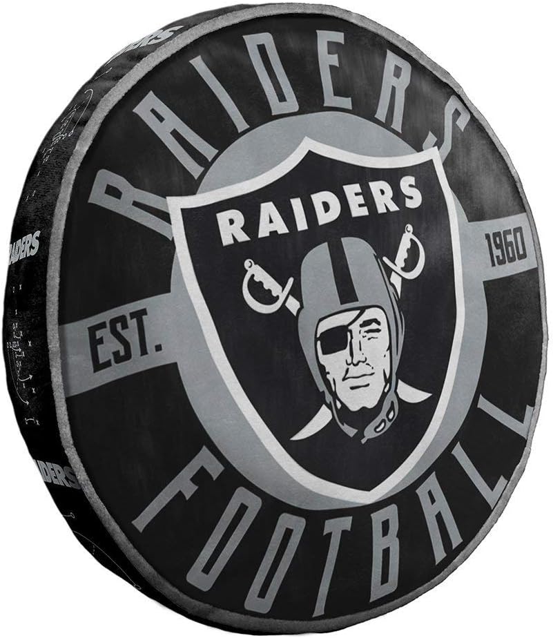 Northwest NFL Oakland Raiders Cloud to Go StylePillow, Team Colors, One Size