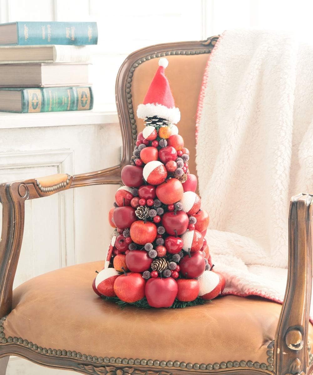 Amazon Co Jp アフタヌーンティー リビング Afternoontea Living クリスマスツリーs Ledライト付き レッド ホーム キッチン