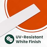 Home.smart UPVC Blanking End Cap 300mm Square Edge Fascia Window Board Trim view 5