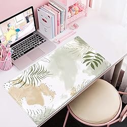 Keyboard mat Kawaii Mousepad Matcha Green Plant