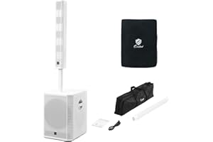 EXOTON S-1503W Portable Line Array Column PA/DJ System with 15" Powered Subwoofer, 2000W Professional System, 125dB (Pre-Order Includes Free subwoofer Cover,Expected Launch: mid-January)