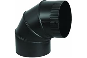 United States HDW BM0013 5" Adjustable Elbow, Black