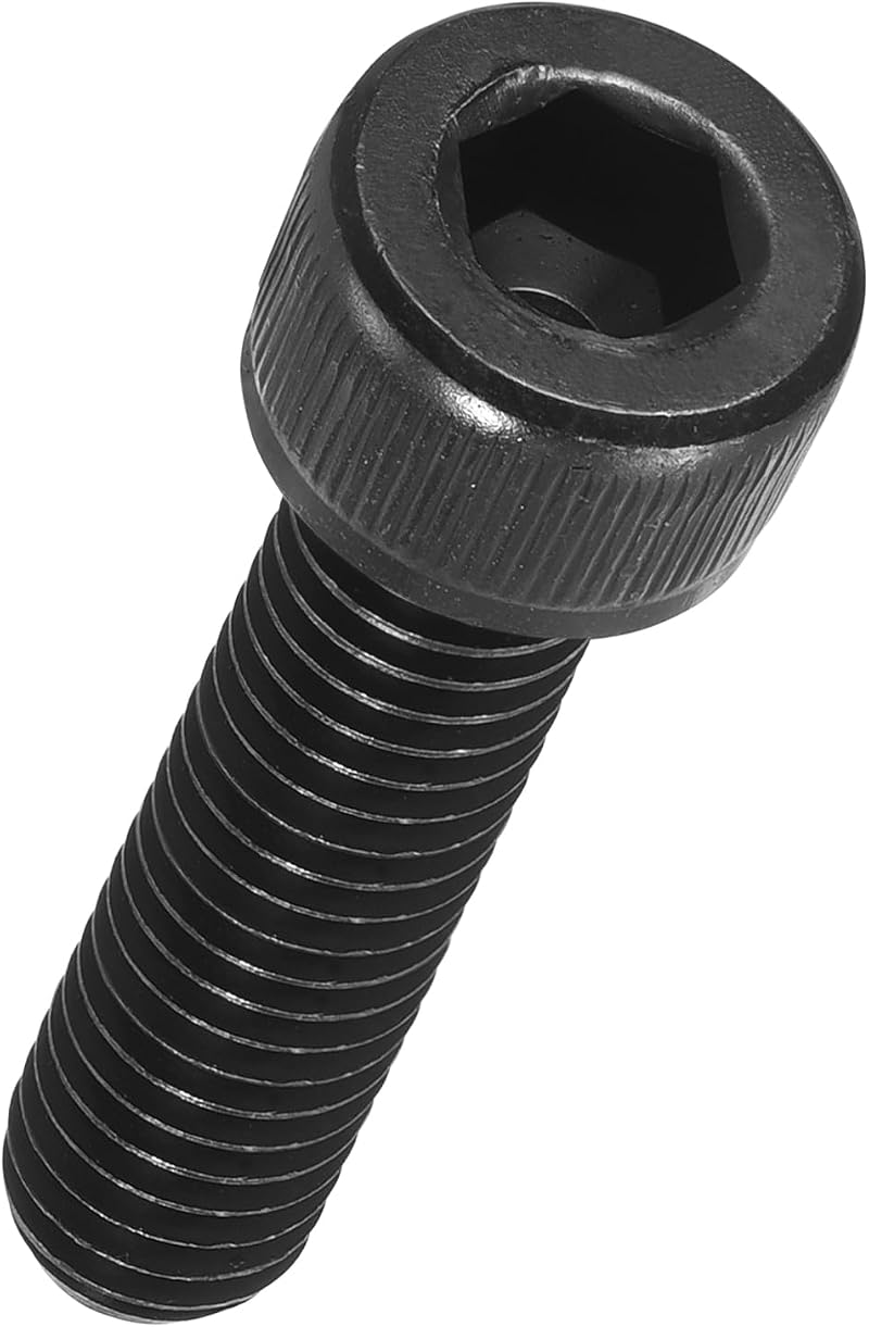 Kozelo 10pcs M8-1.25x30mm Hex Socket Head Cap Screws Alloy Steel 12.9 Black