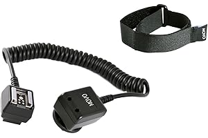 Movo Photo FC20C Heavy-Duty TTL Off-Camera Flash Shoe Cord for Canon EOS 600EX-RT, 430EX, 320EX, 270EX, 90EX, MT-24EX, etc (O