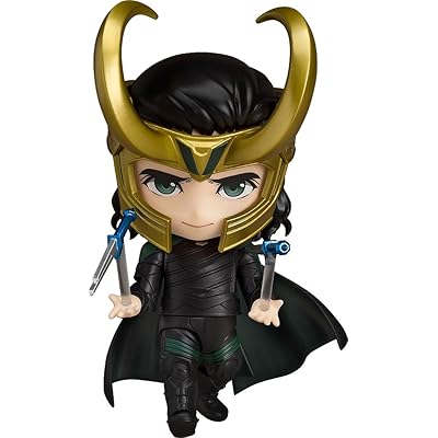 Good Smile Nendoroid Thor Ragnarok Battle Royal Edition Loki ABS PVC Figure