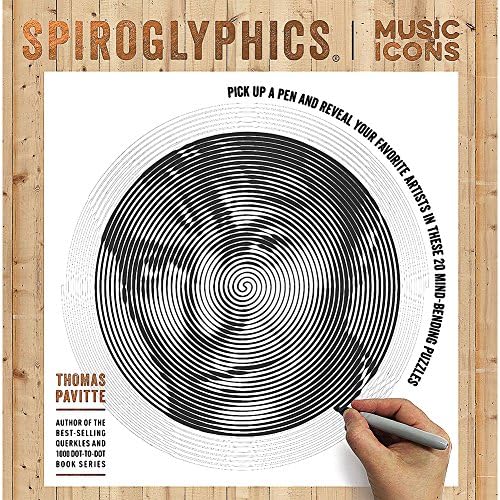 Spiroglyphics Music Icons Puzzle Book 20 Portraits Of Your Favorite Singers
