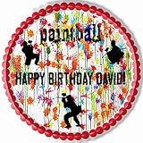 PAINTBALL Splatter Laser Tag Paint Party Edible