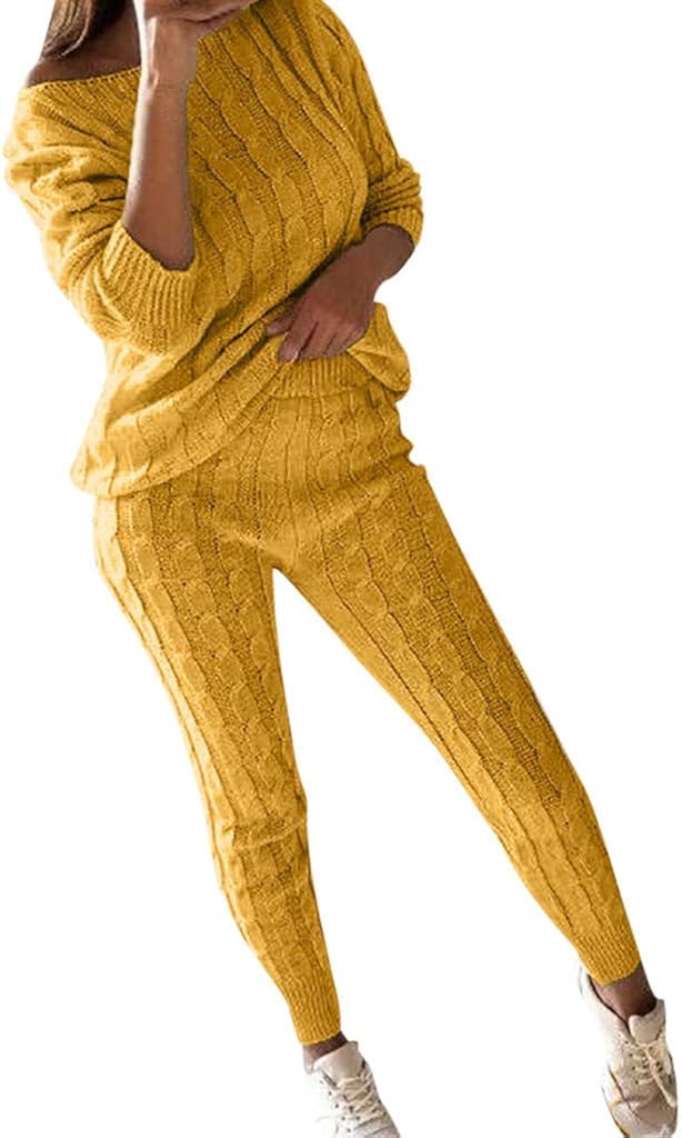 knit loungewear tracksuit