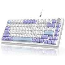 Attack Shark ajazz AK820 75% Teclado mecânico para jogos com fio