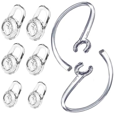 Replacement Ear Gel Tips \u0026 Loop Clip 