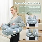 Chilling Home Breastfeeding Pillow Maternity Nursing Pillow with Adjustable Belt view 5