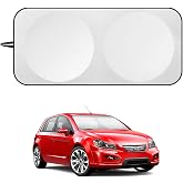 Fhodigogo Car Windshield Sunshade, UV Protection Sun Visor, Portable Windscreen Cover, 59 x 27.5 Inches