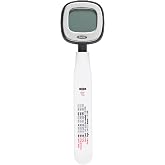 OXO Good Grips Chef's Precision Digital Instant Read Thermometer | Fast Read, Stainless Steel Probe, Accurate, Celsius &amp; Farenheit, Backlit Display, Ideal for Meat and Candy, Battery Included