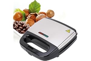 Masyrt Walnut Cookie Mold Maker 12 Non Stick,Walnut Cookie Maker,Electric Walnut Cake Maker,Double Sided Heating Electric Ore